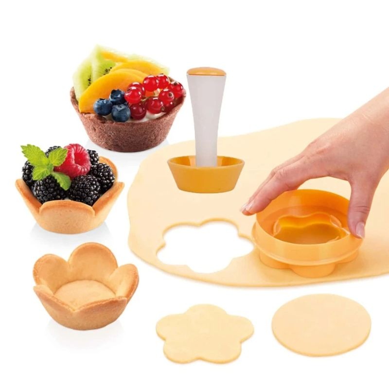 Pastry Dough Tamper Kit, Mini Tart, Pie, Cheesecake Press Chef Tool Set,  Wooden Muffin Shaper Pan Maker, Cracker Crust Baking Tools, Cookie, Cupcake  Egg Tarts Wood Gadgets, Perfect Mold Pusher, Tartlet Hand