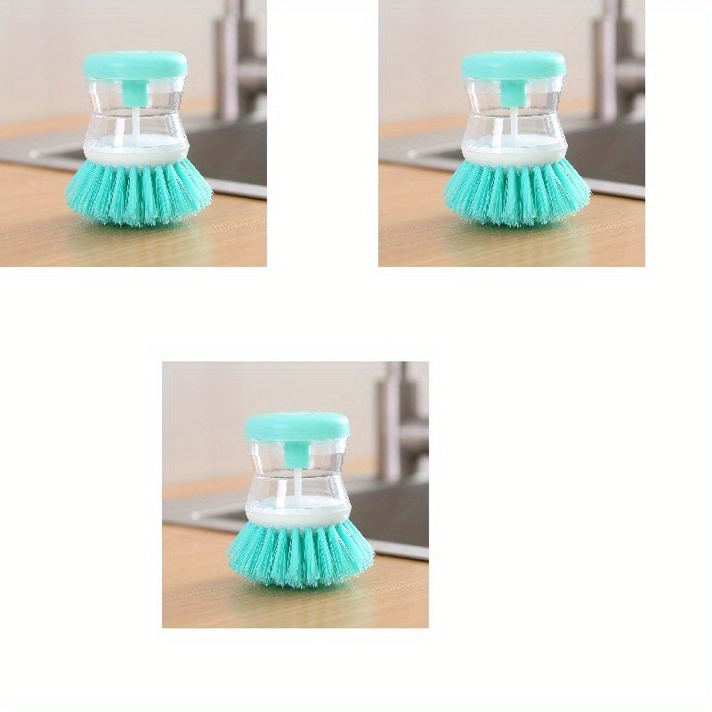 1pc Multi-functional Automatic Liquid Dispensing Pot Scrubber