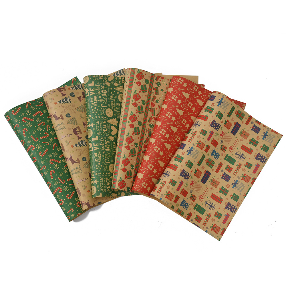 Vintage Wrapping Paper 7 Patterns Retro Newspaper Print - Temu