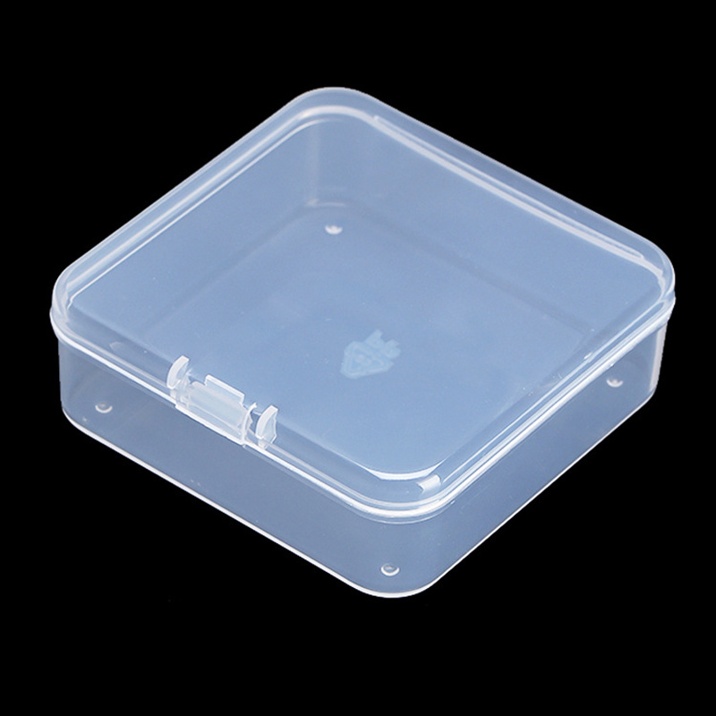 24pcs Clear Storage Container with Hinged Lid 38x18mm Plastic Square Craft  Box - Bed Bath & Beyond - 35598093
