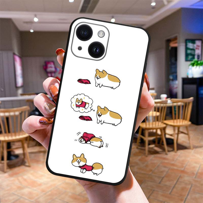 Cute Yellow Dog Tpu Soft Silicon Matte Protective Phone Case Temu New