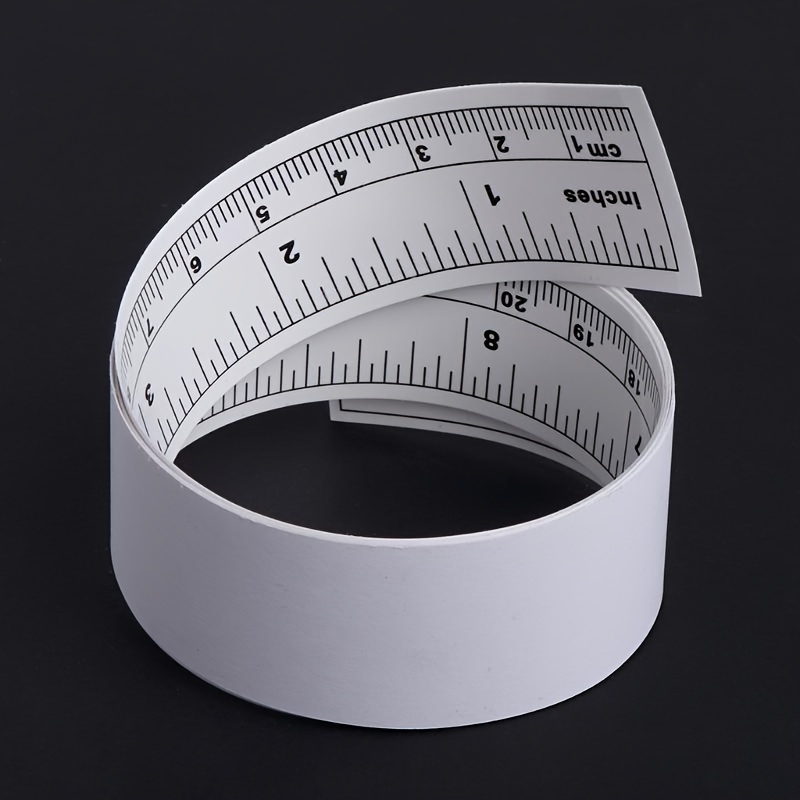 Cloth Tape Measure with Adhesive Backing 90cm 36 Inch Metric Inch Measuring  Tape for Tailor Sewing White 