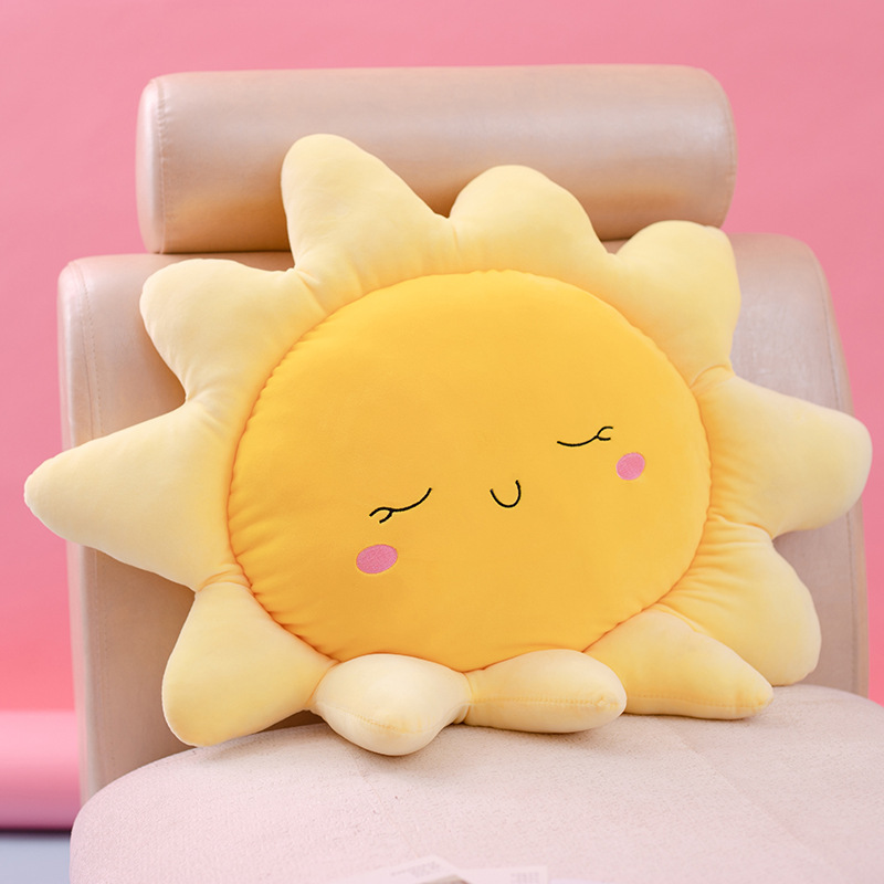 Cute Cartoon Sun Cloud Plush Pillow Stuffed Soft Creative Plush