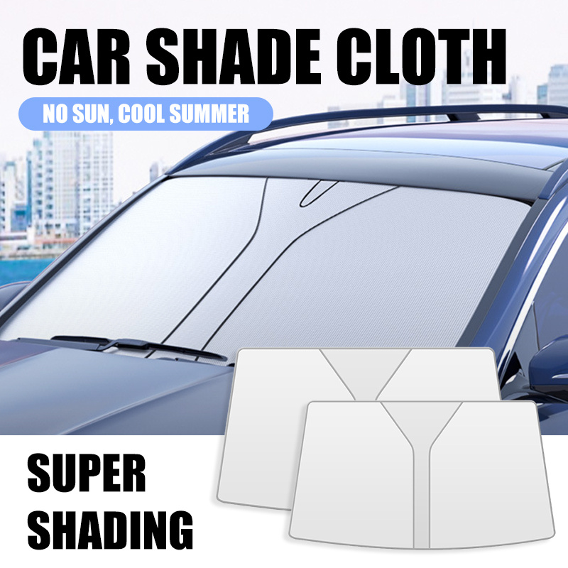 Tragbares Multifunktions-Auto-Schattentuch,  Auto-Windschutzscheiben-Schattentuch, Parkplatz-Sichtschutzvorhang,  Auto-Sonnenschutz Und