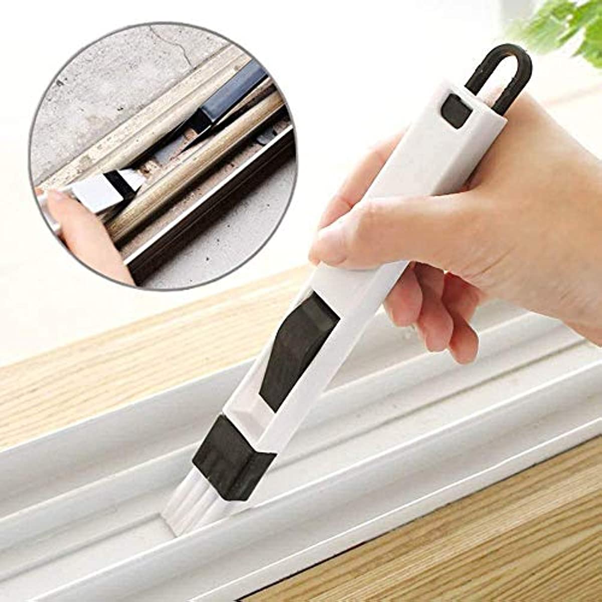 Magic Window Track Cleaner with Replacement Pads Window Groove Cleaning  Brush Hand-held Window Sill Cleaner Tools - AliExpress