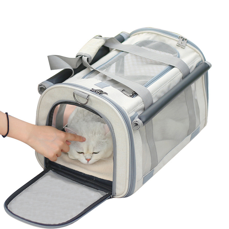 Travel In Style With This Soft & Transparent Pet Carrier - Perfect For Cats  & Puppies! - Temu