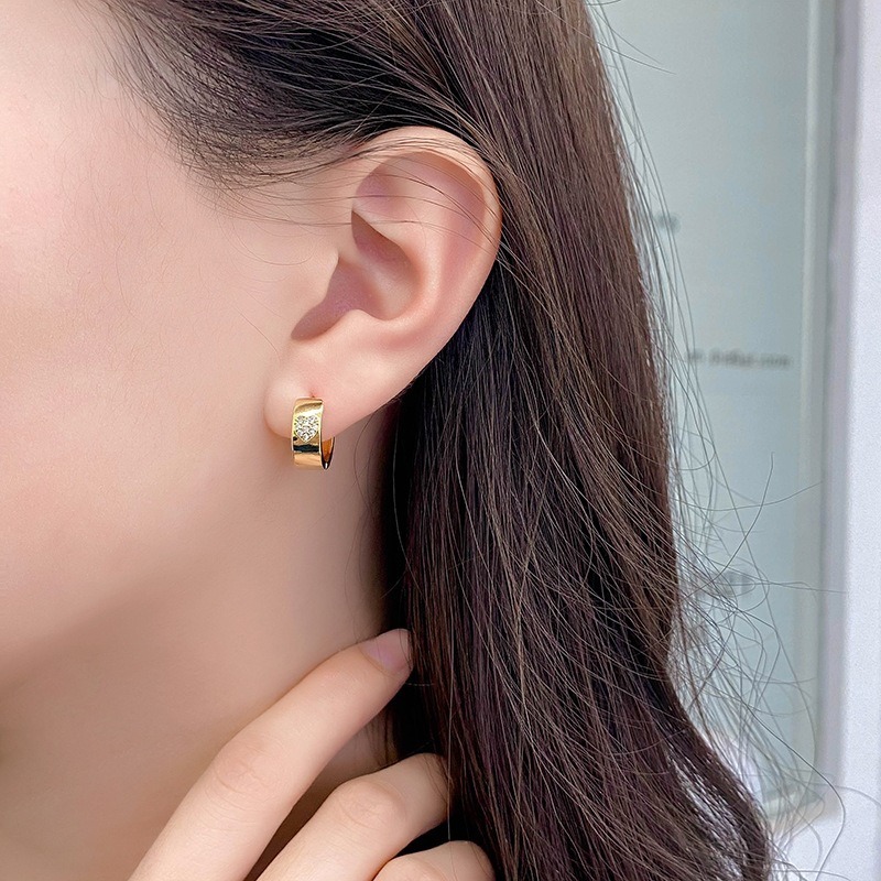 Heart Studded CZ Earrings - Perfect Gift for Any Occasion
