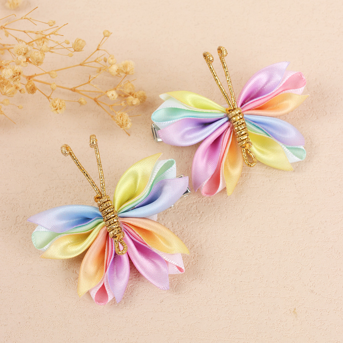 Mini Butterfly Hair Clips Mesh Colorful Butterfly Hairpins - Temu United  Arab Emirates