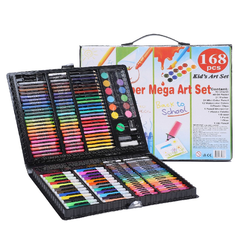 Children Drawing Set 150 Pcs Kids Art Set Water Color Pen Crayon Oil Pastel Painting  Drawing Tool Art Supplies Stationery Set