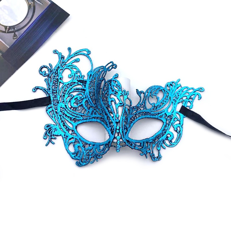 1pc Masquerade Party Mask Halloween Party Half-Face Mask Stage Performance Prom Dance Mask,Temu