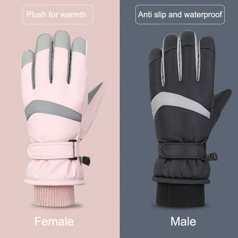 1pair Stay Warm & Dry In Winter Waterproof Windproof Non-Slip Gloves For  Ski Cycling & Motorcycle