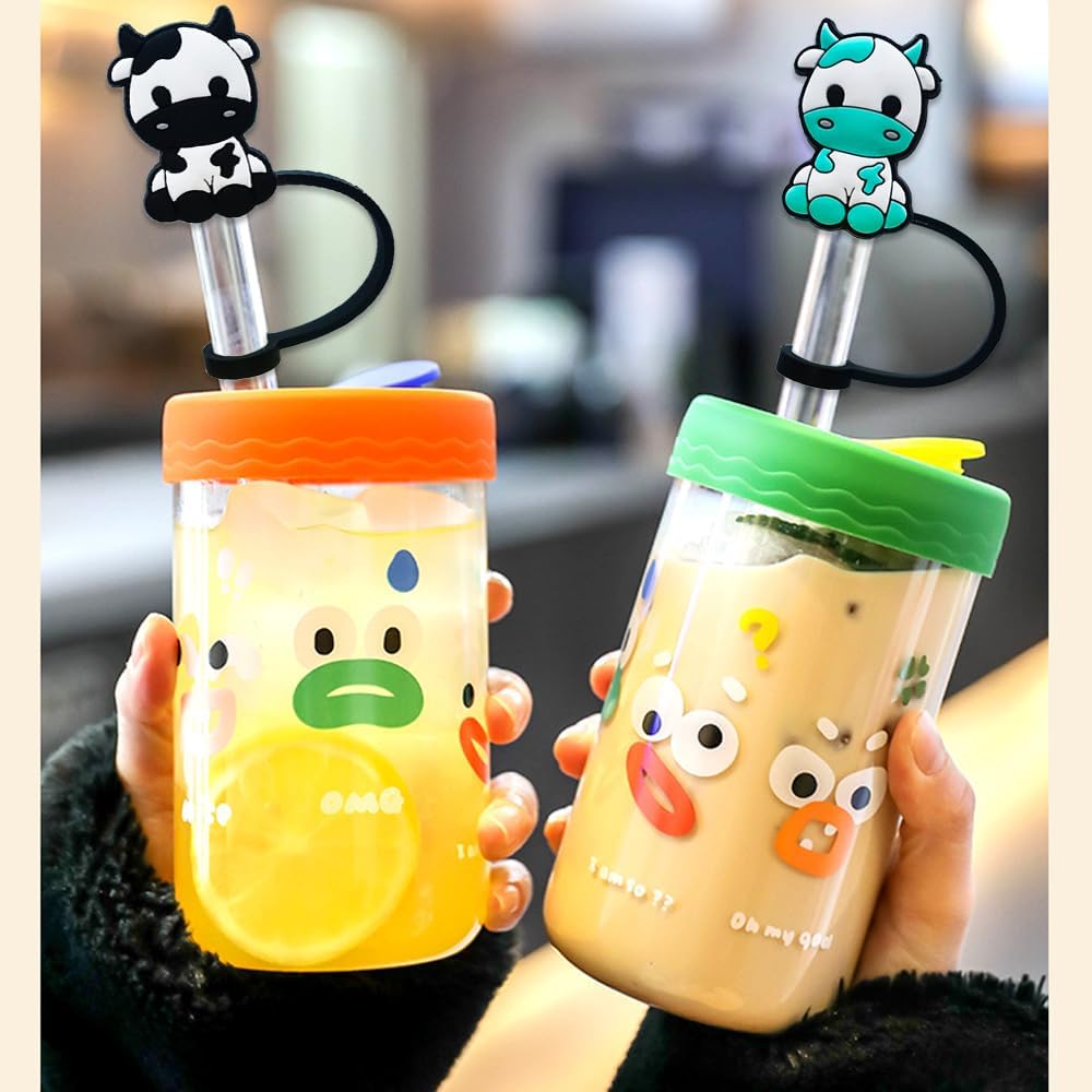 Straw Tips Cover, Cartoon Star Straw Tips Cover, Creative Straw Tips Cover,  Silicone Straw Tips Cover, Silicone Cute Reusable Drinking Straw Toppers,  Drinking Straw Plugs, Kitchen Accessaries Party Decor - Temu