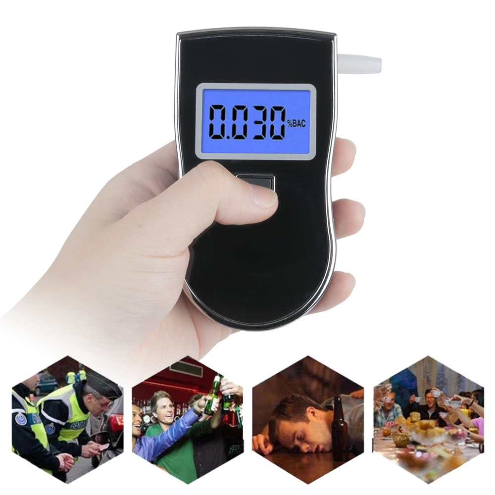 Digital LCD Breath Tester Test Alcohol Tester Analyzer Tester 
