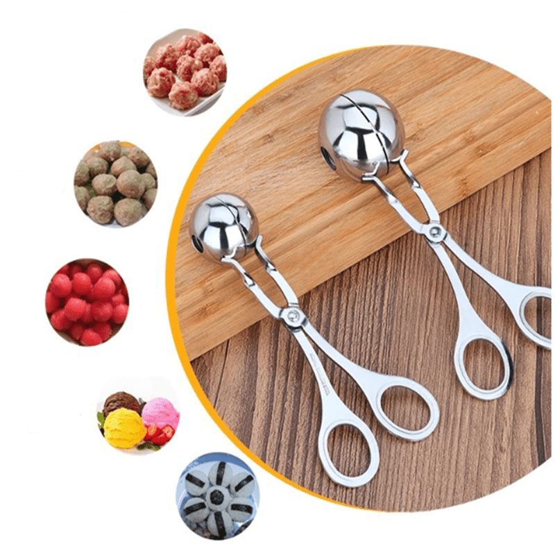 None-stick Meatball Scoop Ball Maker Stainless Steel Meat Baller