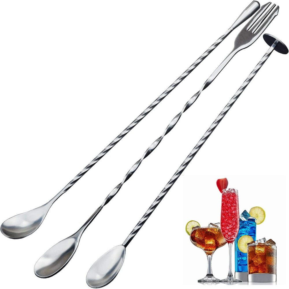 Cocktail Stirrer Cocktail Paddle Drink Stirrer Bar Spoon Stainless Steel  Coffee Stirrers Reusable Coffee Beverage Stirrers Drink - AliExpress