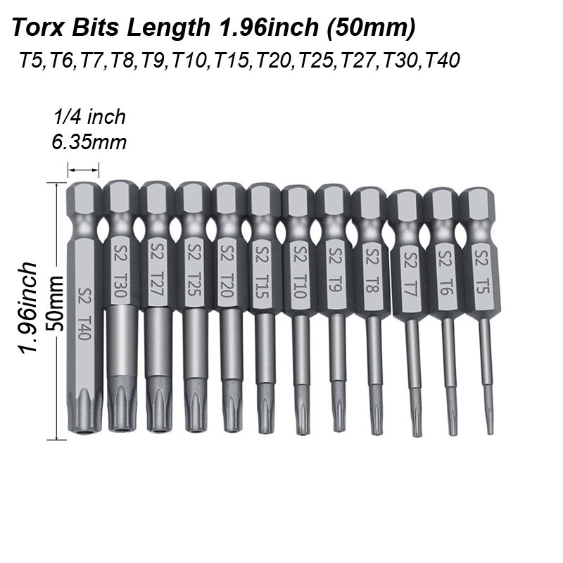 Juego Puntas Cruzadas Puntas Torx Puntas Destornillador - Temu Chile