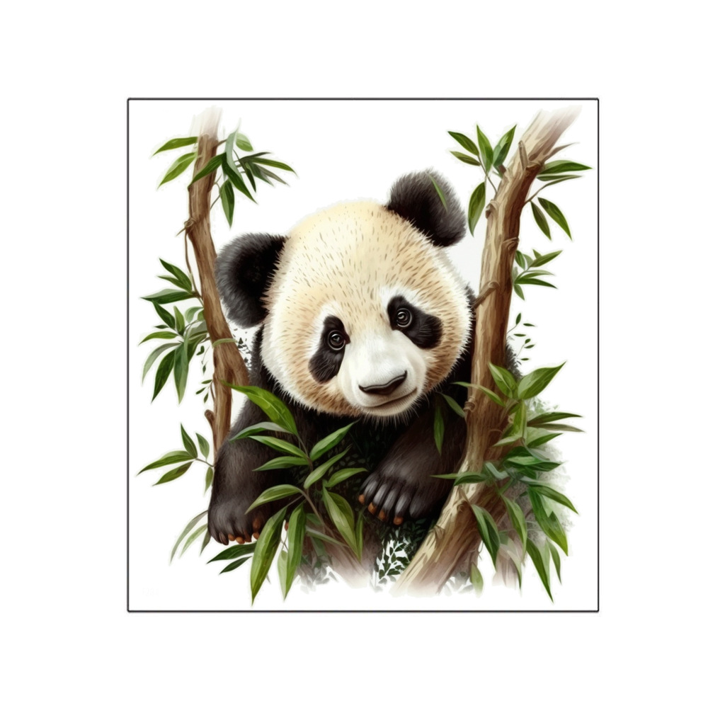 Panda Stickers Cartoon Cute Animal Waterproof Self adhesive - Temu