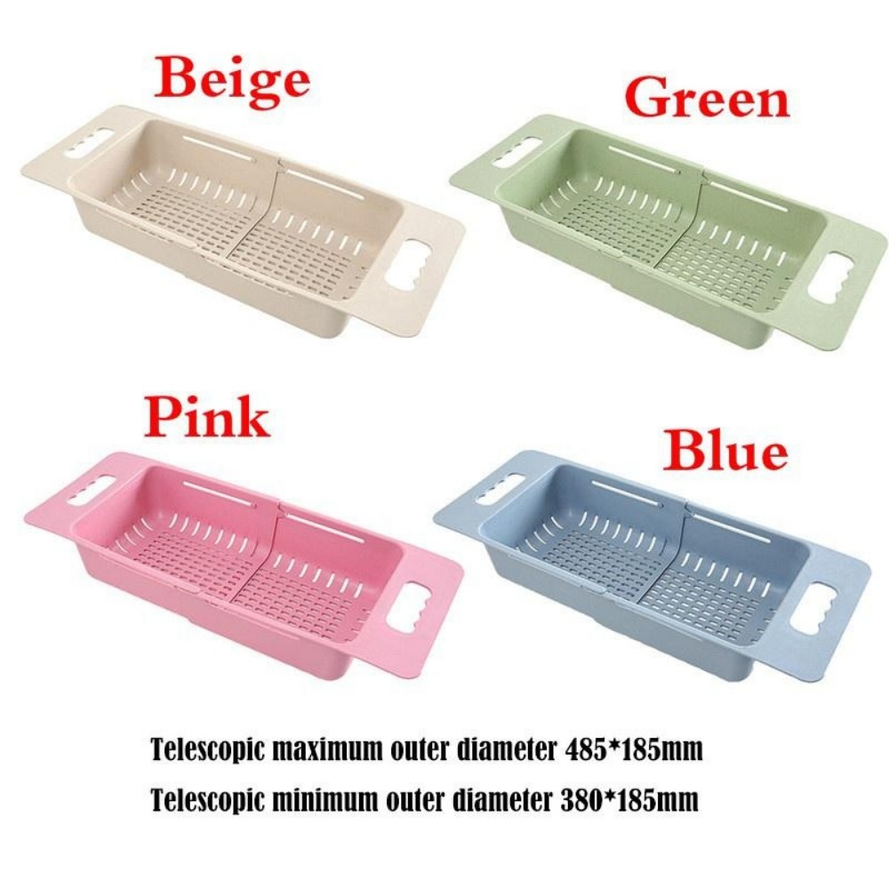 Kitchen Plastic Tableware Drain Rack Pink White Green Blue