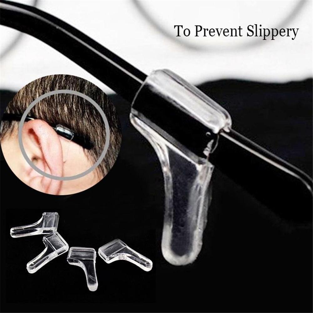 26 Pairs Silicone Anti-slip Glasses Ear Hook Grip Adhesive