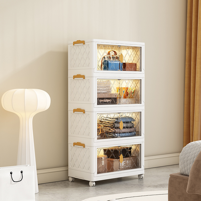 Folding Storage Box Storage Cabinet Storage Cabinet - Temu