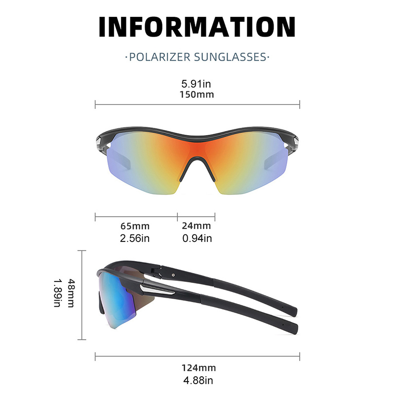 Men's Polarized Sports Sunglasses Unisex Cycling Sun Glasses - Temu