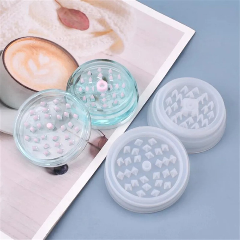 Silicone Resin Molds With Grinder Mold Premium Resin Rolling - Temu