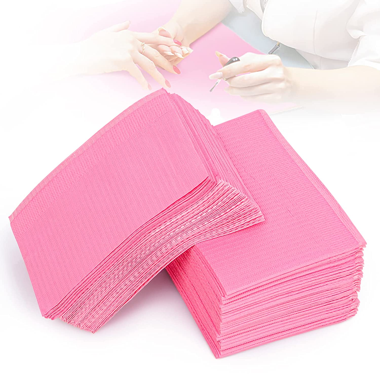 

20pcs Nail Art Table Mat Disposable Clean Pads For Nails Care Gel Polish Waterproof Tablecloths Manicure Tool Accessories