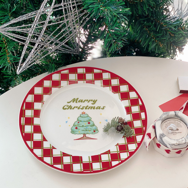 Assiette en céramique Rice aux motifs de Noël 2020, Père Noël