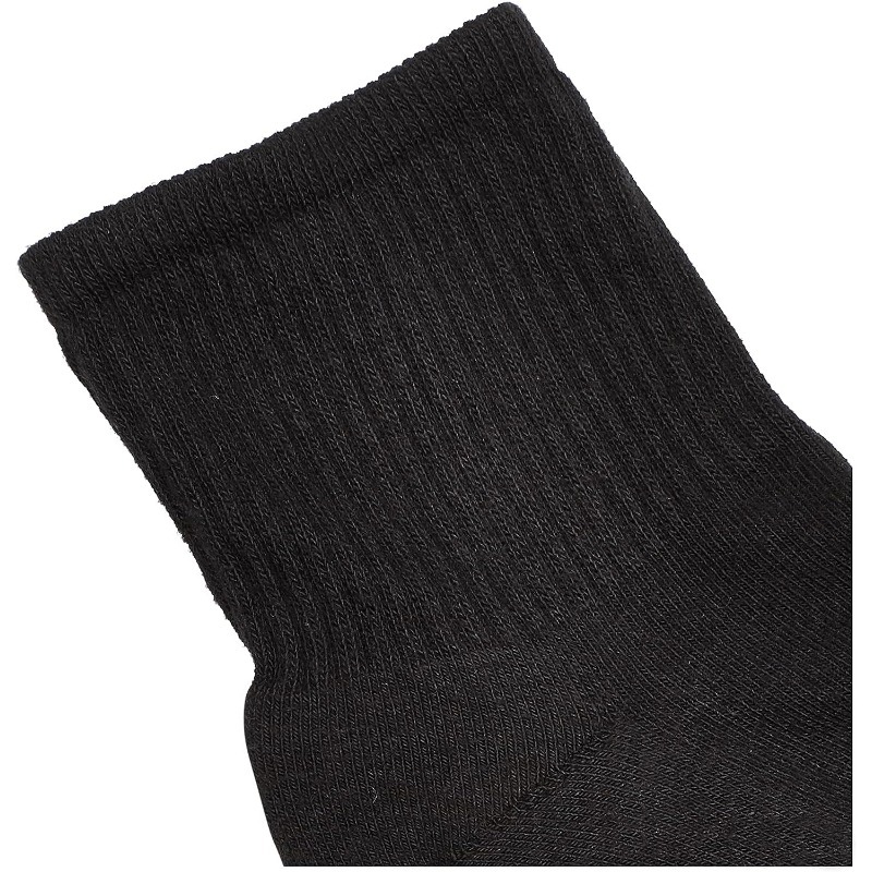 3Pairs Casual Breathable Mid calf Socks with Cushioning