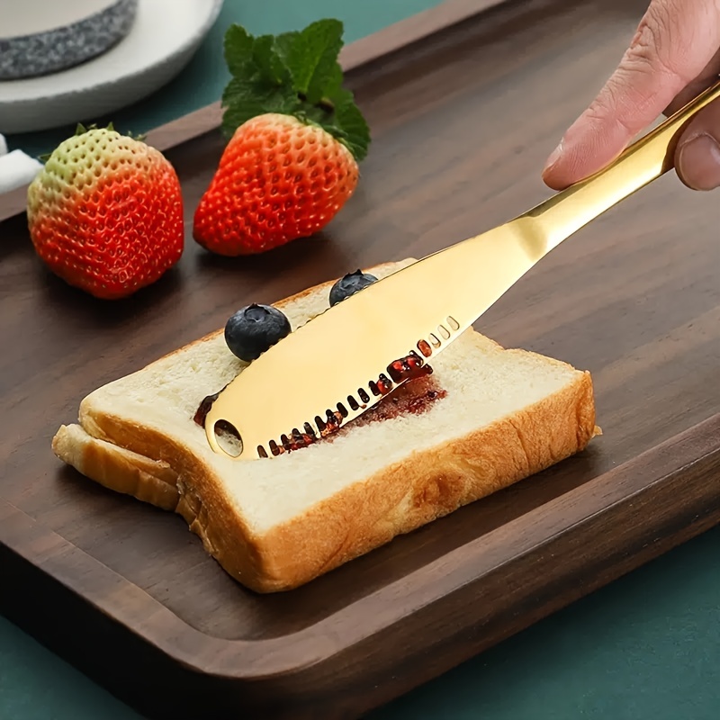 Butter Knife Cheese Cutter With Hole Cheese Grater Stainless Steel Kitchen  Accessories Wipe Cream Bread Jam Tools Kitchen Gadget - Temu