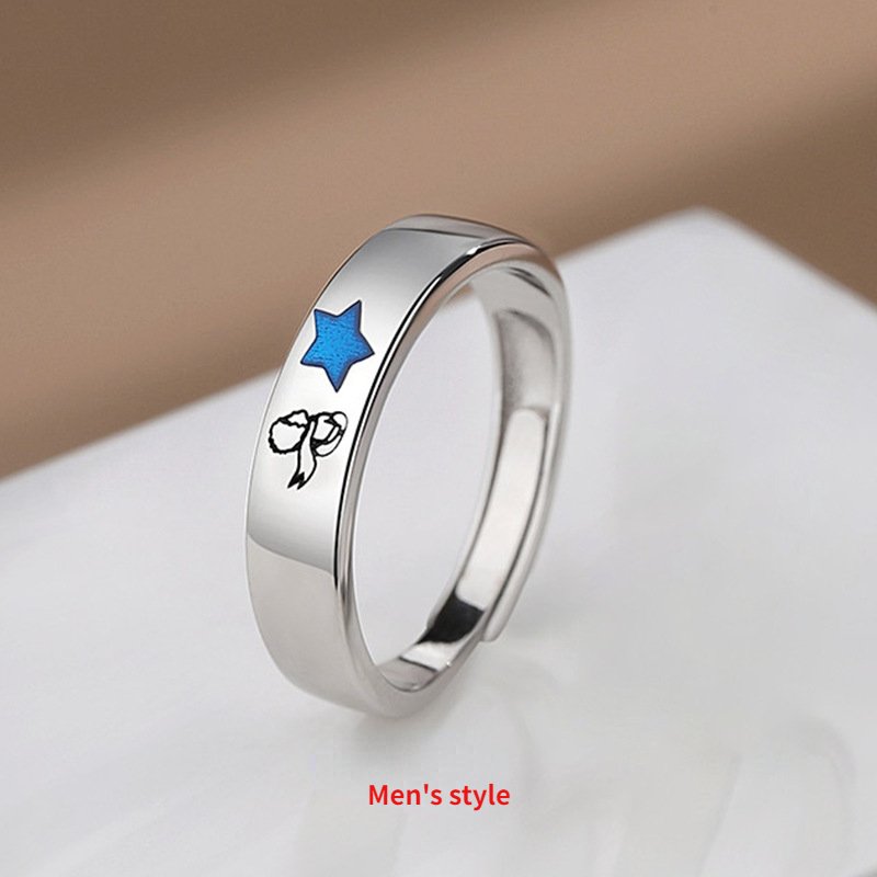 Bague De Couple Petit Prince Et Renard Bague Ouverte R glable