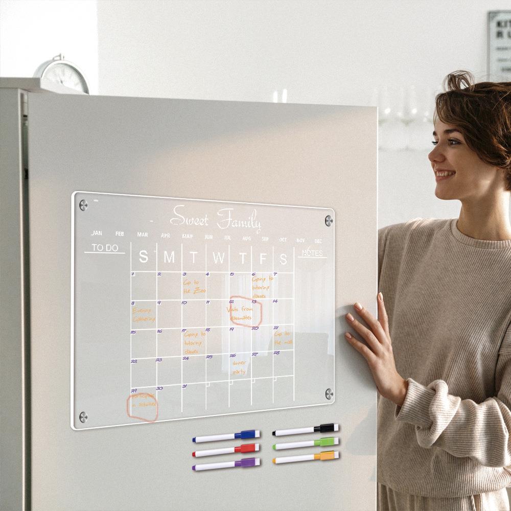 2024-2025 Calendario magnético mensual para refrigerador 2 años completos  estilo pizarra -  España