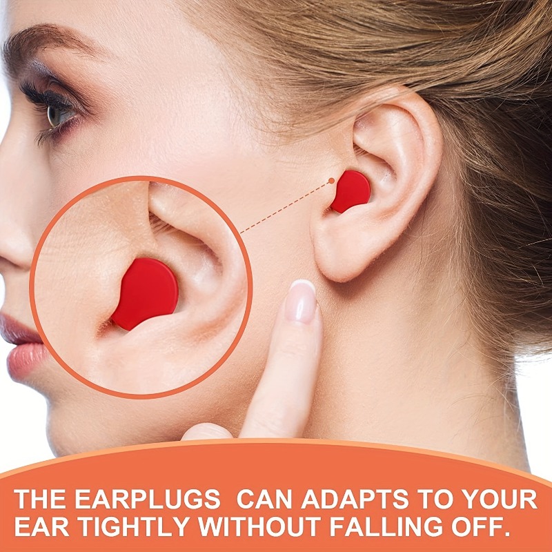 12 Tapones Oídos Dormir Tapones Oídos Silicona Moldeables - Temu