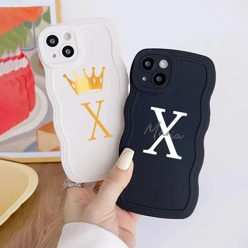 Letter X Graphic Luxury Phone Case For Iphone 11 14 13 12 Pro Max Xr Xs 7 8  Plus Shockproof Cases Fall Bumper Back Soft Matte Lens Protection Cover  Pattern Cases - Temu United Arab Emirates