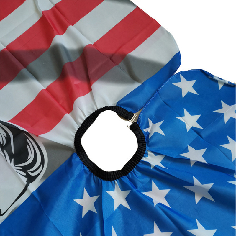 American Flag Barber Cape, American Flag Hair Cutting Cape