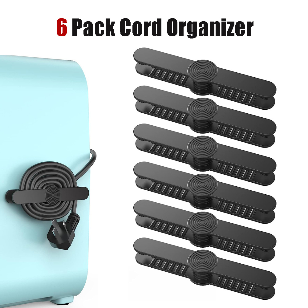  Cord Organizer for Home Kitchen Appliances - 6pack Kitchen  Gadgets Cord Wrapper Cord Holder Cord Hider Cord Keeper Useful Home  Essentials Kitchen Must Have Appliance Accessories for Countertop : Home 