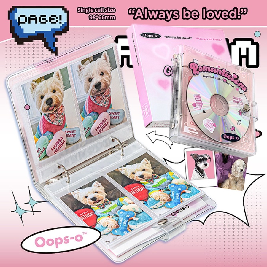 Kpop Binder Collection Book Little Dog Photocard Binder Mini Idol Pictures