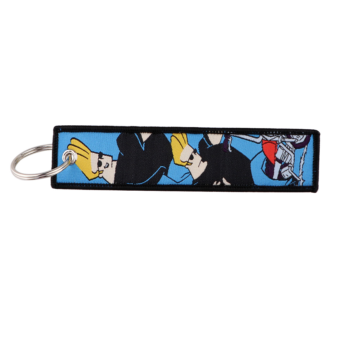 Japanese Anime Cool Embroidery Key Fobs Key Tag Motorcycles Cars
