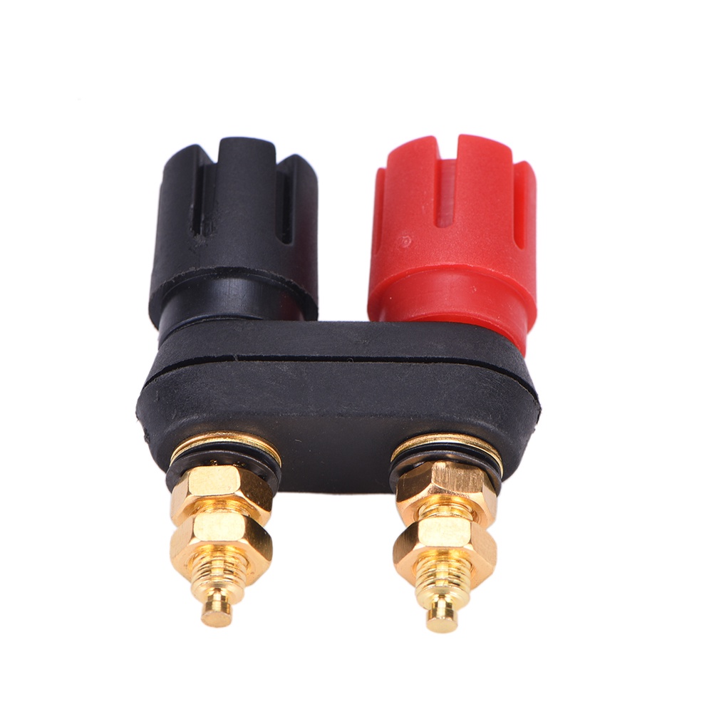 5 Pcs Audio Speaker Terminal Connectors Binding Post Dual 4mm Banana Jack  Outlet 