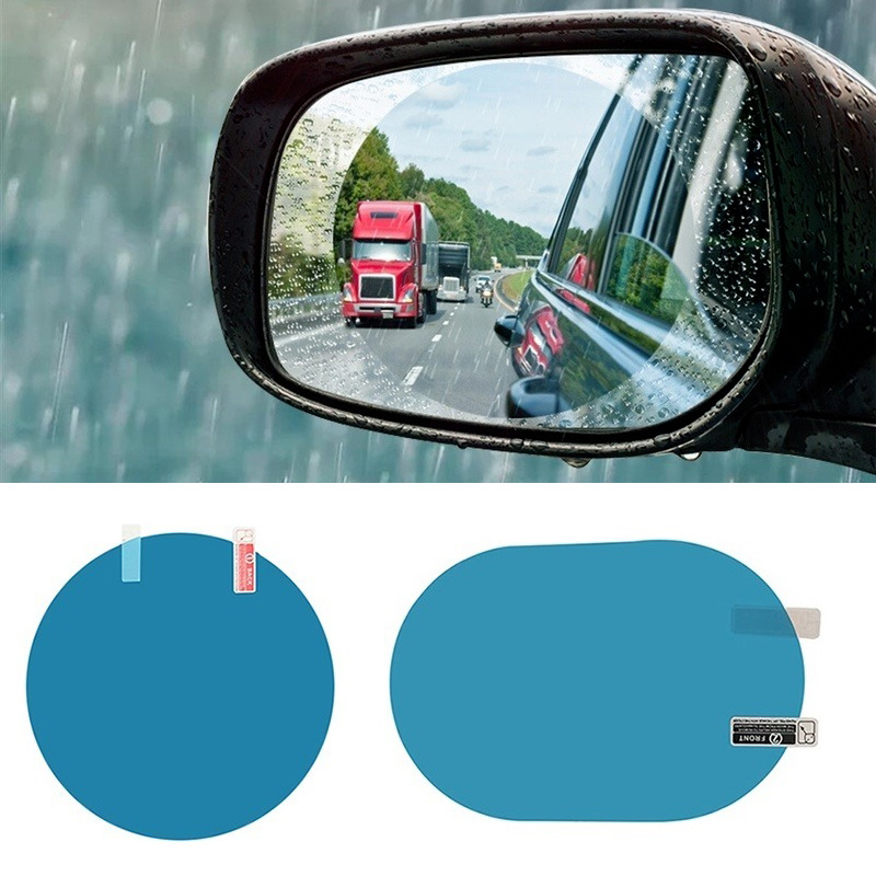 Rain Proof Car Mirror film Car Mirror Film Anti Fog Sticker 2Pcs - AutoMods