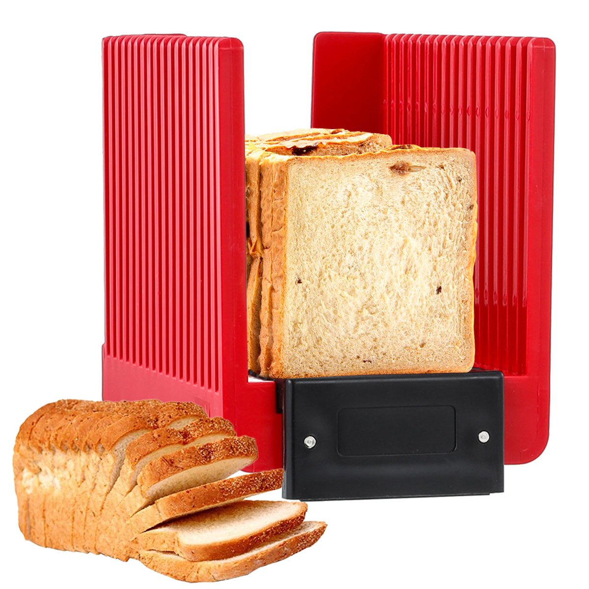 Manual Bread Table Slicer in Stainless Steel and Formica From the