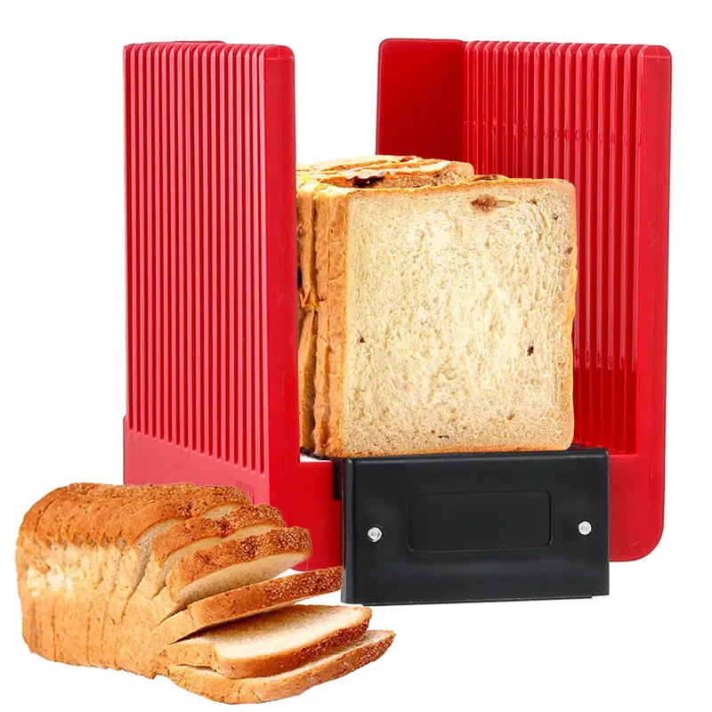 Foldable Toast Bread r For Homemade Bread, Plastic Loaf Sandwich Cutter,  Multi-functional Bread r For Kitchen Baking - Temu