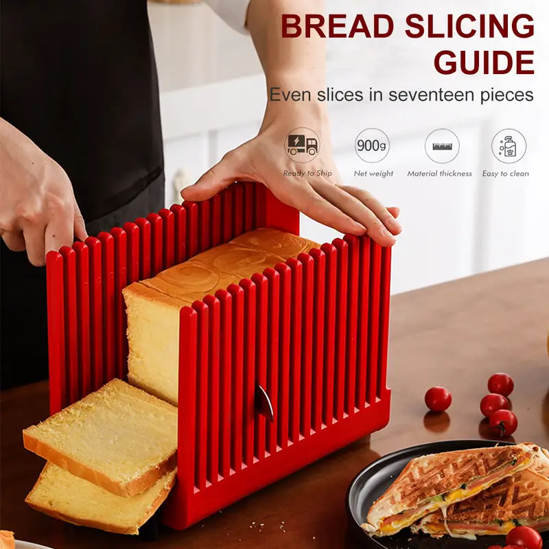 Bread Slicer Machine Universal Cutter Foldable Manual Retro Hand