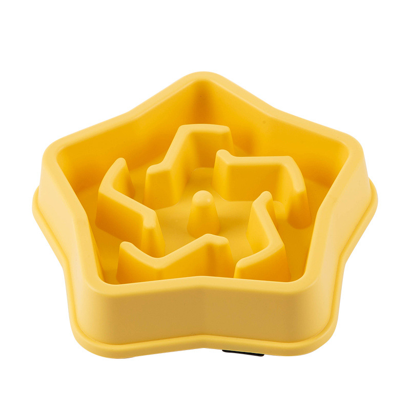 Star Shaped Slow Feeder Dog Bowl Anti choking Dog Puzzle - Temu