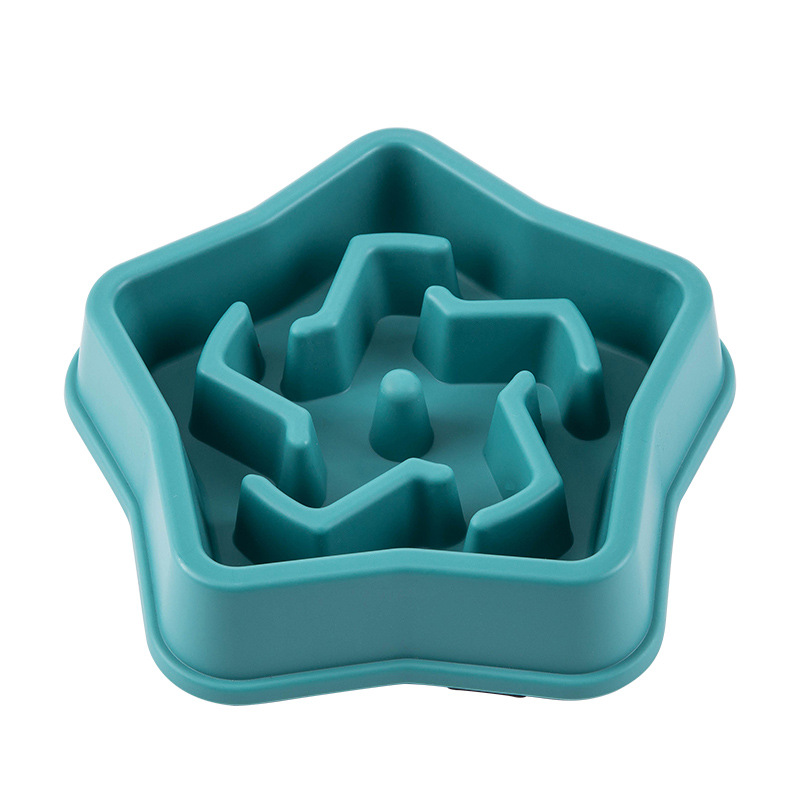 Star Shaped Slow Feeder Dog Bowl Anti choking Dog Puzzle - Temu