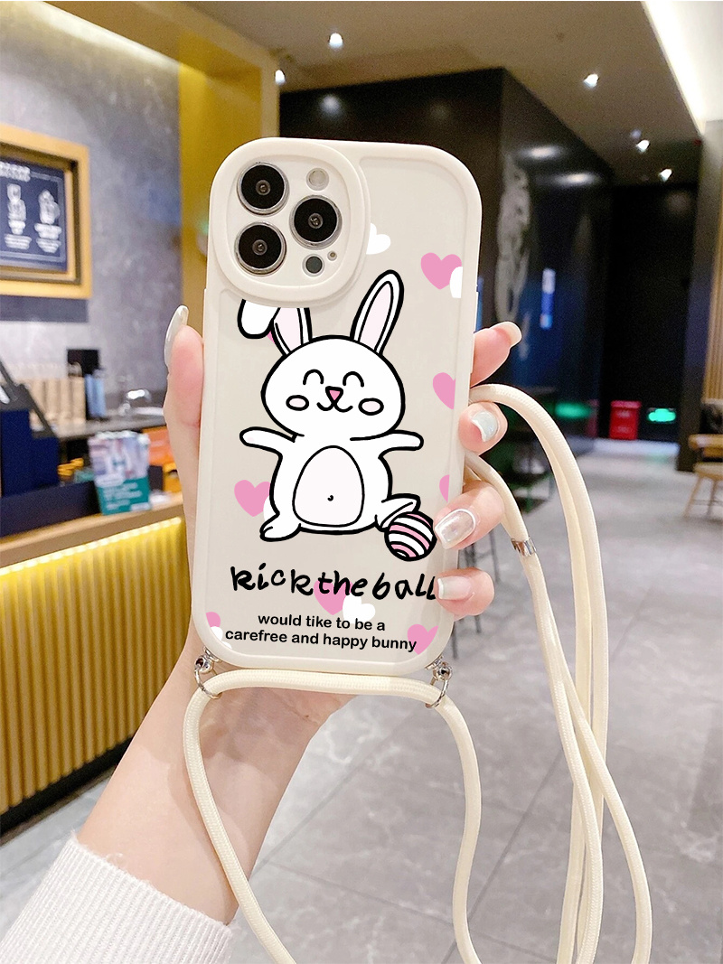 Cartoon Rabbit Pattern Case Compatible with iPhone 12