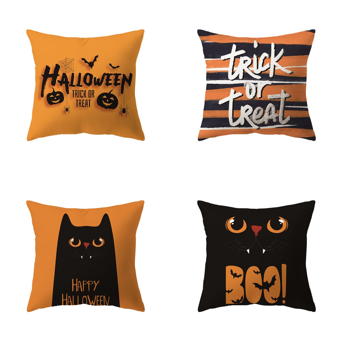 Big Pillows for Bed Cats and Pumpkins Pillow Cushion Case Halloween Fall  Decor Throw Pillows Outdoor Decorative Square Pillow Cushion Case for Home