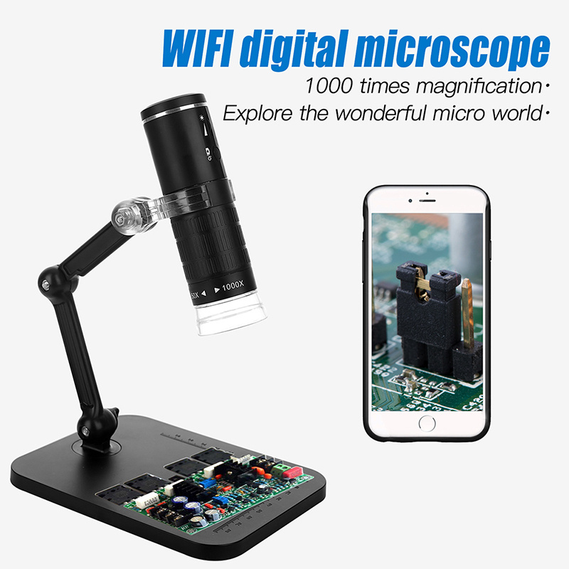 50x Pocket Pen Style Handheld Microscope Focus Focus Ajustable