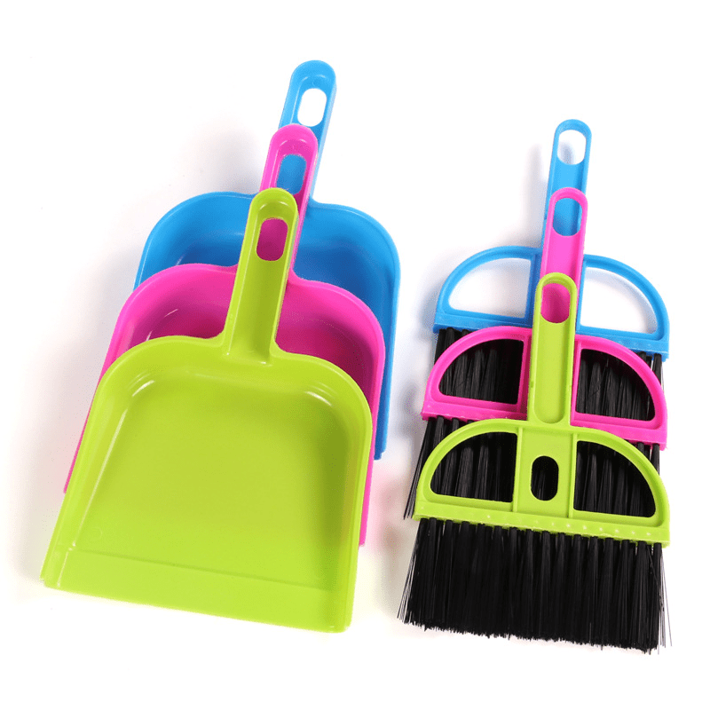 Fordable Sweeper Broom Dustpan Set