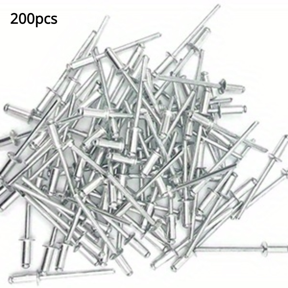 180/350/650pcs Remaches Sólidos Cabeza Plana Aluminio Kit - Temu Chile